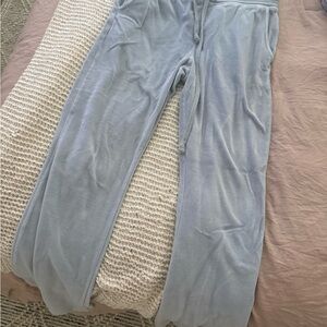 Aerie Light Blue Flare Pants
